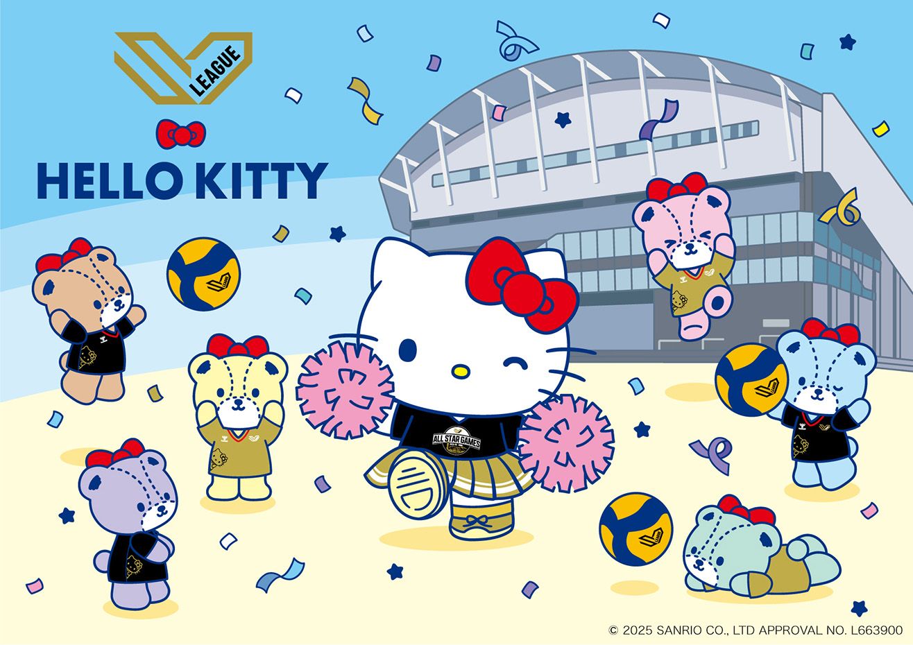 サンリオキャラクターとSV.LEAGUEが エムットpresents SV.LEAGUE ALL
